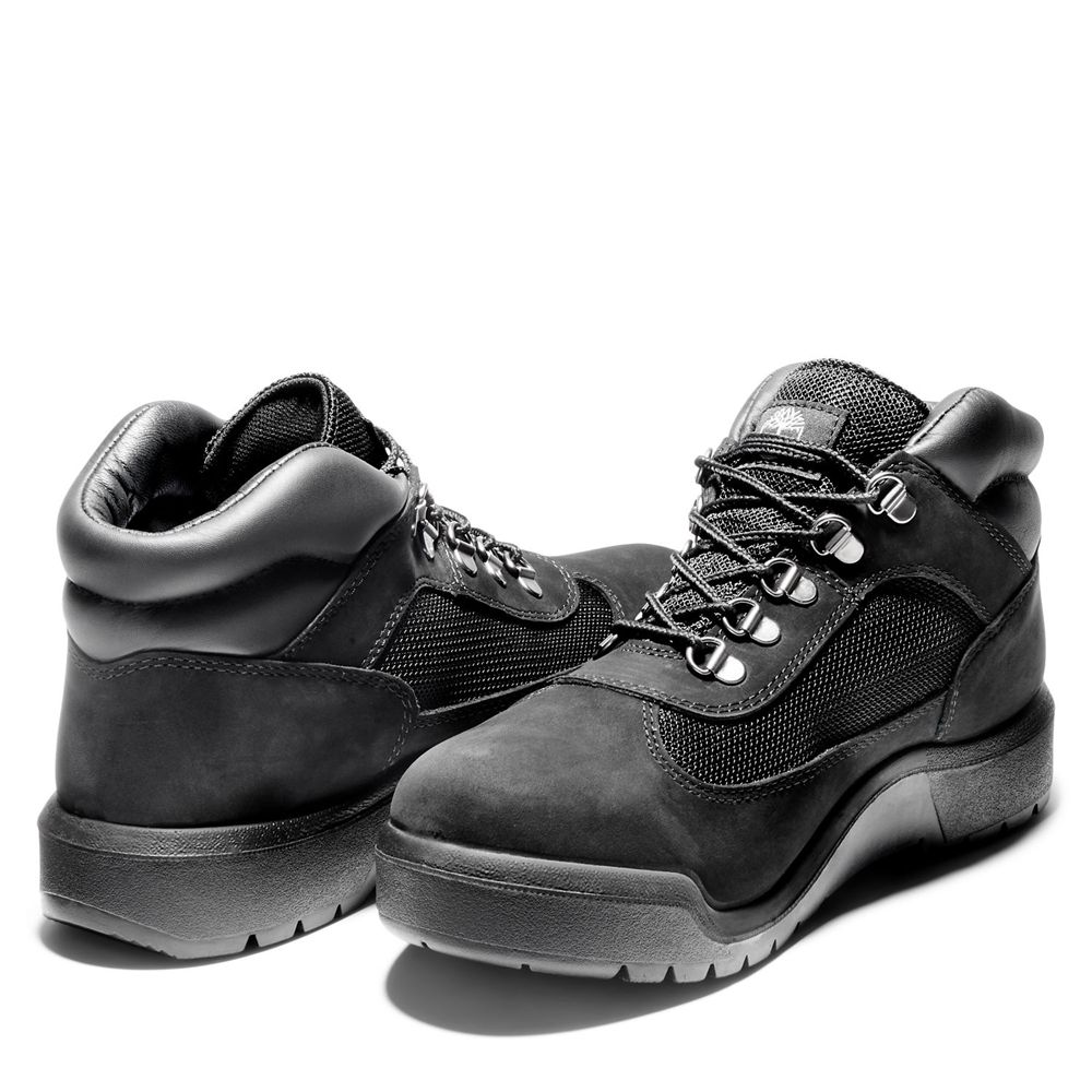 Timberland Mens Sneakers Waterproof Field Boots - Black - India UH3168597